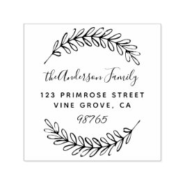 Aangepast aftasten van Script verlaat het grote te Zelfinktende Stempel