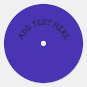 Aangepast Album Ronde Sticker (Voorkant)