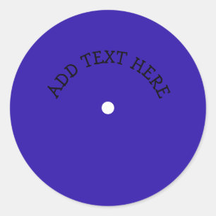 Aangepast albumKlassieke ronde ticker Sticker