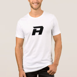 Aangepast Alfabet A Voor zowel Mannen als Vrouwen Tri-Blend Shirt