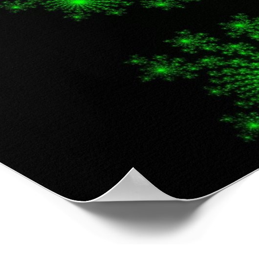 Aangepast Alien Fractal Burst Poster (Hoek)