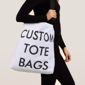 AANgepast ALLE CANVAS TAS VOOR AFDRUKBARE Sjabloon (Dichtbij)