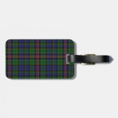 Aangepast Allison Tartan Bagagelabel (Achterkant horizontaal)