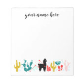 Aangepast Alpaca-Notitieblok Notitieblok (Voorkant)