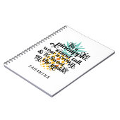 Aangepast als ananas-Notitieboek Notitieboek (Linkerzijde)