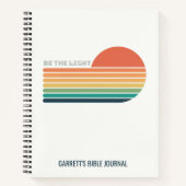 Aangepast als de lichtretro Christelijk Notitieboek (Voorkant)