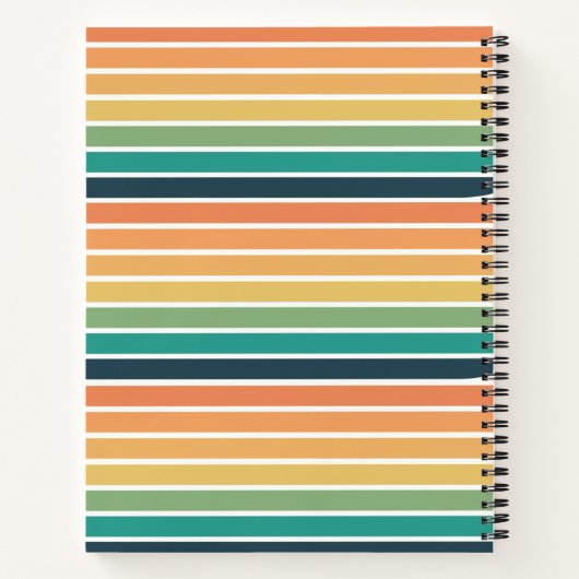 Aangepast als de lichtretro Christelijk Notitieboek (Achterkant)