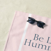 Aangepast als een Hummingbird Beach Towel Strandlaken (In situ)