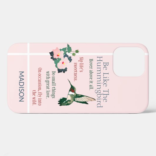 Aangepast als een Hummingbird Phone Case (Achterkant (horizontaal))