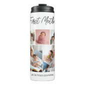 Aangepast als Grootma 9 fotocollage Thermosbeker (Voorkant)