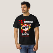 Aangepast als Las Vegas Birthday Party T-shirt (Voorkant volledig)