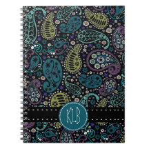 Aangepast  als Peacock Paisley Print