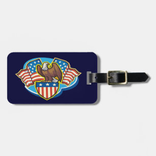 Aangepast Amerikaans Bagagelabel Eagle