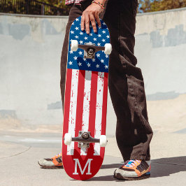 Aangepast Amerikaans vlaggenpatriottisch aangepast Persoonlijk Skateboard