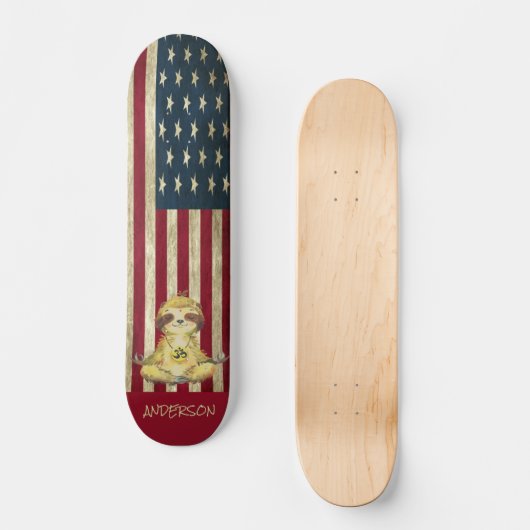 Aangepast Amerikaans vredesmodel Persoonlijk Skateboard (Voorkant)
