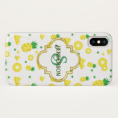 Aangepast ananas Case-Mate iPhone case (Achterkant (horizontaal))