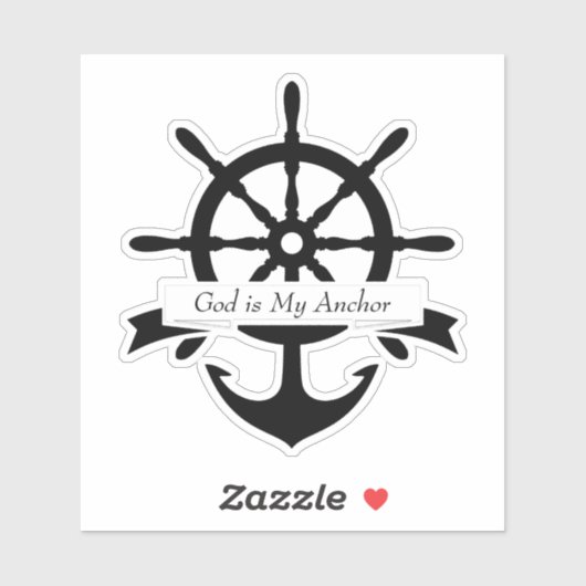 Aangepast anker sticker (Vel)