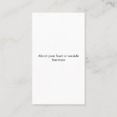 Aangepast Ankerembleem Nautisch (blauw) Visitekaartje (Achterkant)