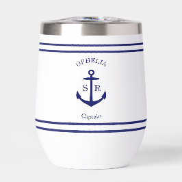 Aangepast Ankerembleem (wit & blauw)