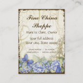 Aangepast Antiek China Schoppe Elegant Visitekaart Visitekaartje (Achterkant)
