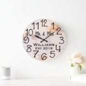 Aangepast  Antiek Floral Grote Klok (Huis)