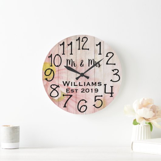 , aangepast Antiek Roos Grote Klok (Huis)