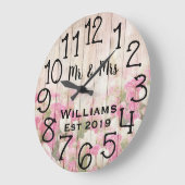 , aangepast Antiek Roos Grote Klok (Hoek)