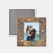 Aangepast Antiek Skelet Skelet Key Lijst Afbeeldin Magneet (Voorkant / Achterkant)