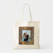 Aangepast Antiek Skelet Skelet Key Lijst Afbeeldin Tote Bag (Voorkant)