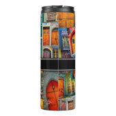 Aangepast Antiek voordeur Nieuw startpunt Thermosbeker (Achterkant)