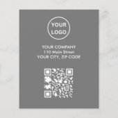 Aangepast appartement te huur Vastgoed Marketing Flyer (Achterkant)