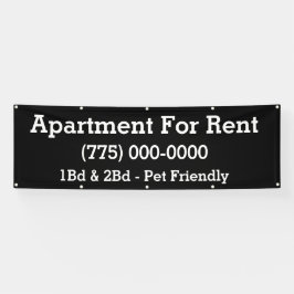 Aangepast appartement voor huur spandoek