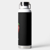 Aangepast Apple Fruit Afbeelding & bewerkbare teks Waterfles (Achterkant)