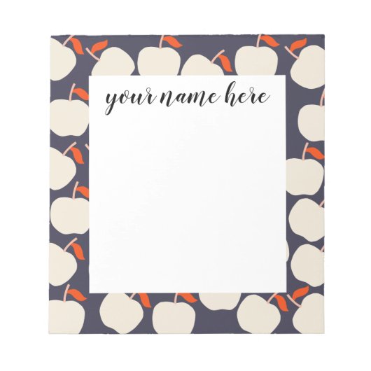 Aangepast Apple-Notitieblok Notitieblok (Voorkant)