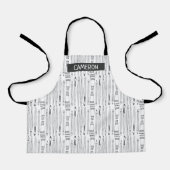 Aangepast Art-station — All-Over Print Apron Schort (Voorkant)