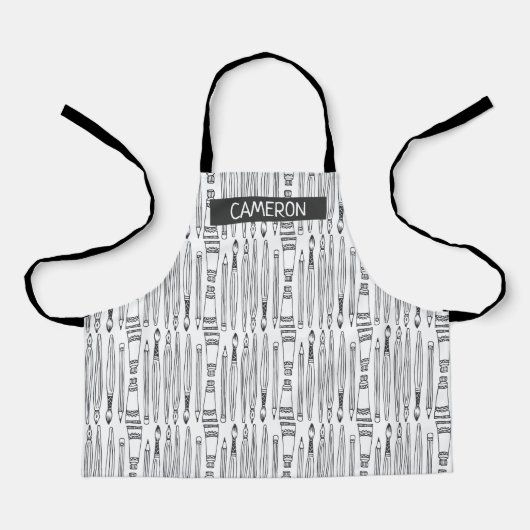 Aangepast Art-station — All-Over Print Apron Schort (Voorkant)