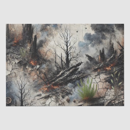Aangepast artistiek tissuepapier (Voorkant)