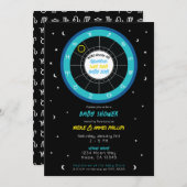 Aangepast asstrologie Sun Sign Zodiac Baby shower Kaart (Voorkant / Achterkant)
