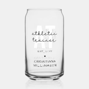 Aangepast Athletic Trainer bij atletische training Blikvorm Glas