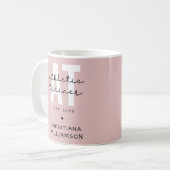 Aangepast Athletic Trainer bij atletische training Koffiemok (Voorkant links)