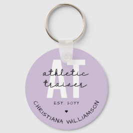 Aangepast Athletic Trainer bij atletische training Sleutelhanger