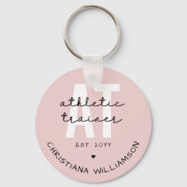 Aangepast Athletic Trainer bij atletische training Sleutelhanger