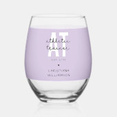 Aangepast Athletic Trainer bij atletische training Wijnglas Zonder Voet (Voorkant)