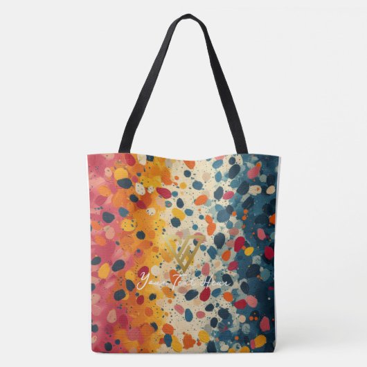 Aangepast: Autumn Splendor gepersonaliseerd Tas (Achterkant)