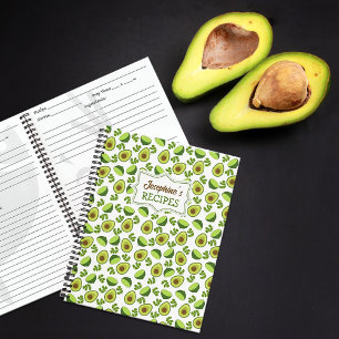Aangepast Avocado en Lemon, keukenrecept Notitieboek