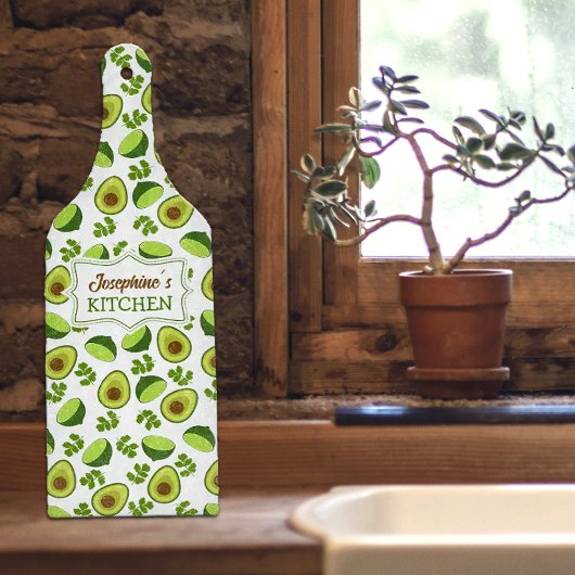 Aangepast Avocado, Keukenglas Snijplank