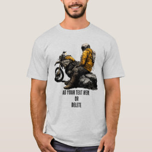 Aangepast Avontuur Biker Spirit Heren T-Shirt