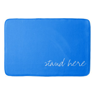 Aangepast Azure Blue Badmat