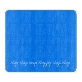 Aangepast Azure Blue Snijplank (Voorkant)