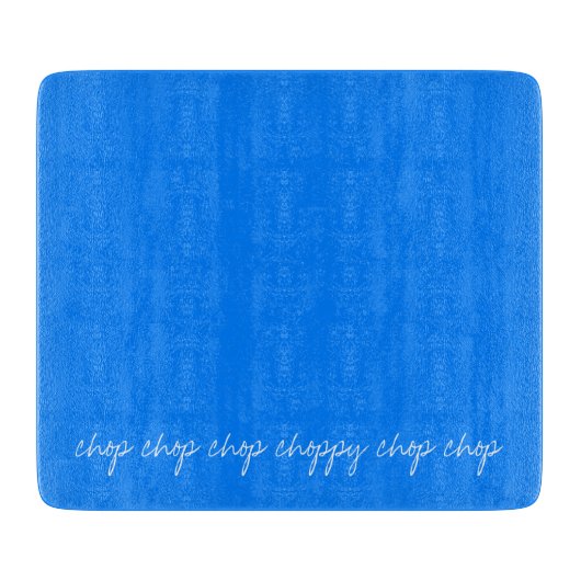 Aangepast Azure Blue Snijplank (Voorkant)
